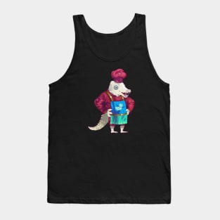 Cute Crocodile Chef Tank Top